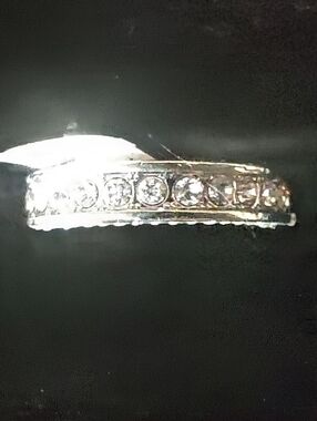 White Sapphire Eternity Band - Clearance Sale